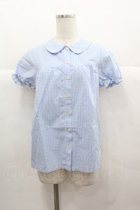 Katie / BABY-SITS! パフブラウス XS サックス I-25-11-24-019-LO-BL-SA-ZI