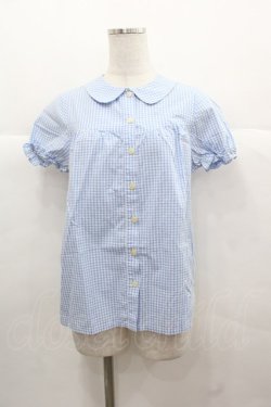 画像1: Katie / BABY-SITS! パフブラウス XS サックス I-25-11-24-019-LO-BL-SA-ZI