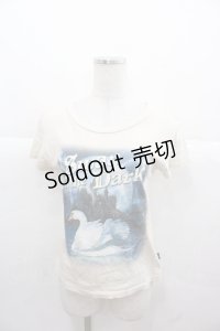 Katie / SWAN IN THE DARK tee  ベージュ I-25-11-24-020-LO-TS-SA-ZI