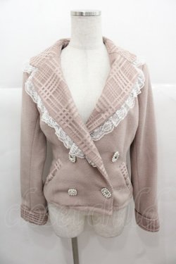 画像1: Ank Rouge / バックスピンドルセーラージャケット  ピンク I-25-11-24-025-CA-JA-SA-ZI