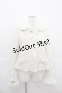 Angelic Pretty / ドラマチックGirlコート（ラメワッフル）  アイボリー I-25-11-24-032-AP-CO-SA-ZI