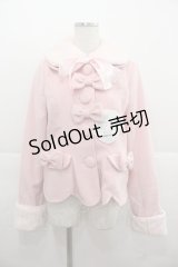 BABY,THE STARS SHINE BRIGHT / Sarah Ribbonショートコート  ピンク I-25-11-24-033-BA-CO-SA-ZI