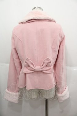 画像2: BABY,THE STARS SHINE BRIGHT / Sarah Ribbonショートコート  ピンク I-25-11-24-033-BA-CO-SA-ZI