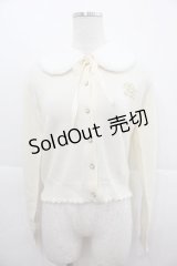 BABY,THE STARS SHINE BRIGHT / ファー衿つきカーディガン  アイボリー I-25-11-24-034-BA-TO-SA-ZI