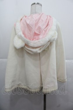 画像2: Angelic Pretty / Fairy Bearケープ  白 I-25-11-24-035-AP-JA-SA-ZI