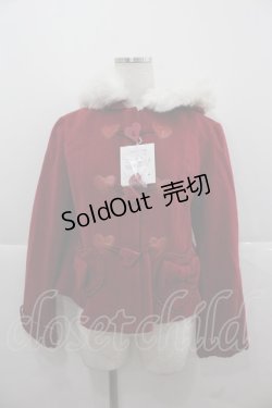 画像1: Angelic Pretty / Heartfulダッフルコート  赤 I-25-11-24-036-AP-CO-SA-ZI