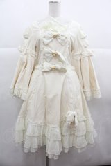 metamorphose / 別珍ドレッシィワンピース  アイボリー I-25-11-24-042-ME-OP-SA-ZI