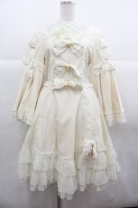 画像1: metamorphose / 別珍ドレッシィワンピース  アイボリー I-25-11-24-042-ME-OP-SA-ZI (1)