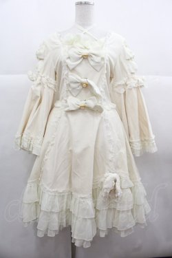 画像1: metamorphose / 別珍ドレッシィワンピース  アイボリー I-25-11-24-042-ME-OP-SA-ZI