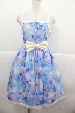 画像1: Angelic Pretty / Galaxy Cocktailジャンパースカート  サックス I-25-11-24-043-AP-OP-SA-ZI