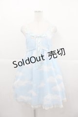 Angelic Pretty / Misty Skyジャンパースカート  サックス I-25-11-24-044-AP-OP-SA-ZI