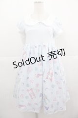 Angelic Pretty / Fancyホスピタルカットワンピース  サックス I-25-11-24-045-AP-OP-SA-ZI