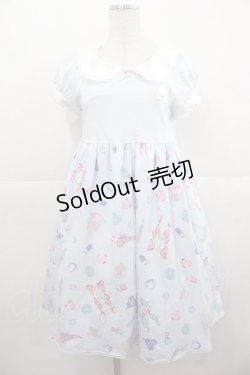 画像1: Angelic Pretty / Fancyホスピタルカットワンピース  サックス I-25-11-24-045-AP-OP-SA-ZI