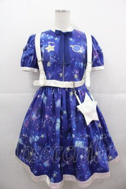画像1: Angelic Pretty / Galaxy Cocktailワンピース  ネイビー I-25-11-24-046-AP-OP-SA-ZI