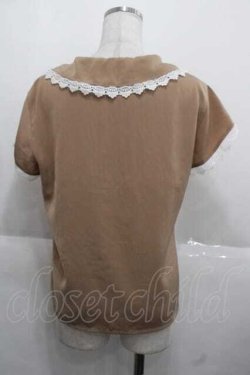 画像2: an another angelus / レース使いビッグカラーブラウス  ベージュ I-25-11-27-004-CA-BL-SA-ZI