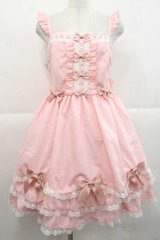To Alice / ヴィンテージドールジャンパースカートセット L ピンク I-25-11-27-032-LO-OP-SA-ZS