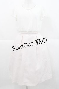 axes femme / ツイードドッキングワンピース M ピンク I-25-11-27-034-AX-OP-SA-ZI