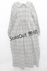 merry jenny / チェックワンピース  グリーン I-25-11-27-036-LO-OP-SA-ZI