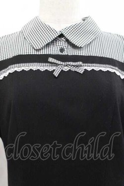 画像3: evelyn / ドッキングティアードワンピース  黒Ｘ白 I-25-11-27-038-LO-OP-SA-ZI