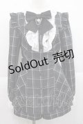 Secret Honey / チェックブラウス&ショートパンツセットアップ  黒チェックＸ白 I-25-11-27-040-CA-OP-SA-ZI