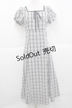 画像1: An MILLE / チェックマーメイドワンピース  ブラック I-25-11-27-041-EL-OP-SA-ZI