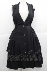 MIHO MATSUDA / ジャンパースカート・シェング  黒 I-25-11-27-042-GO-OP-SA-ZI