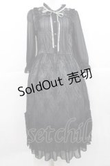 axes femme / 総レースワンピース M ブラック I-25-11-27-043-AX-OP-SA-ZI