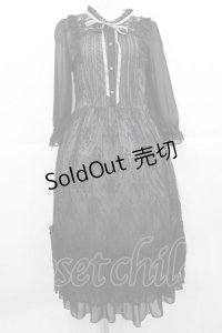 axes femme / 総レースワンピース M ブラック I-25-11-27-043-AX-OP-SA-ZI