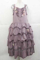 PINK HOUSE / パンジーレース使いローンキャミソールワンピース  ラベンダー I-25-11-27-048-LO-OP-SA-ZI