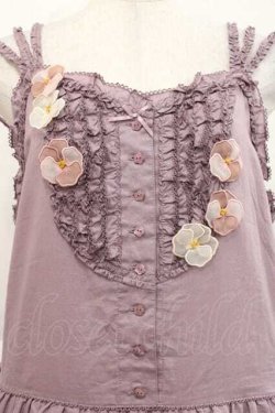 画像3: PINK HOUSE / パンジーレース使いローンキャミソールワンピース  ラベンダー I-25-11-27-048-LO-OP-SA-ZI