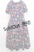 PINK HOUSE / HELLO KITTY Patterned Long One-piece  ネイビー I-25-11-27-053-LO-OP-SA-ZI