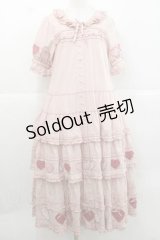 PINK HOUSE / 関西限定ハートパッチワークワンピース  ピンク I-25-11-27-054-LO-OP-SA-ZI