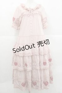 PINK HOUSE / 関西限定ハートパッチワークワンピース  ピンク I-25-11-27-054-LO-OP-SA-ZI