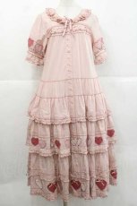 画像1: PINK HOUSE / 関西限定ハートパッチワークワンピース  ピンク I-25-11-27-054-LO-OP-SA-ZI (1)