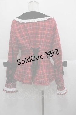 画像2: Chalmiere / タータンチェックジャケット  赤チェック I-25-11-27-009-LO-JA-SA-ZI