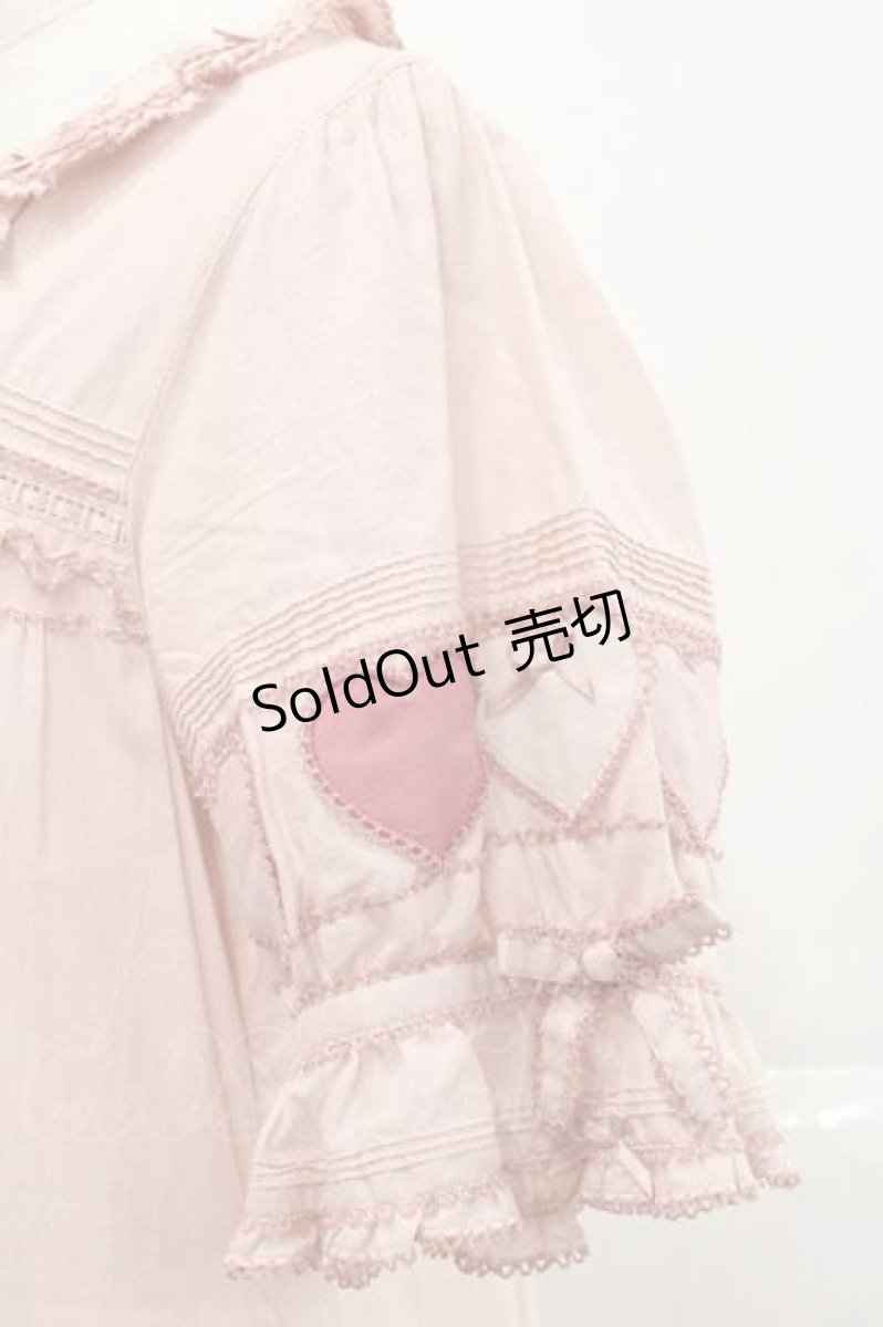 画像4: PINK HOUSE / 関西限定ハートパッチワークワンピース  ピンク I-25-11-27-054-LO-OP-SA-ZI (4)