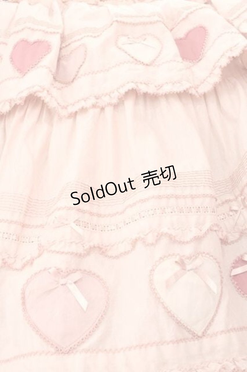 画像5: PINK HOUSE / 関西限定ハートパッチワークワンピース  ピンク I-25-11-27-054-LO-OP-SA-ZI (5)