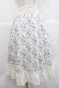 Kurumi Collaboration / グレイスフルコルセット風ロングスカート M 白 I-25-11-27-055-LO-SK-SA-ZI