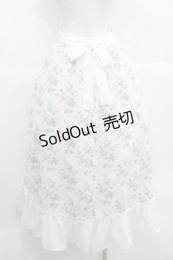 画像2: Kurumi Collaboration / グレイスフルコルセット風ロングスカート M 白 I-25-11-27-055-LO-SK-SA-ZI