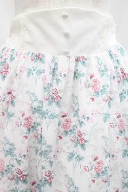 画像3: Kurumi Collaboration / グレイスフルコルセット風ロングスカート M 白 I-25-11-27-055-LO-SK-SA-ZI