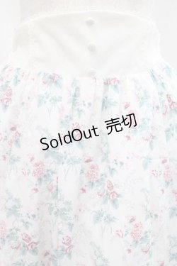 画像3: Kurumi Collaboration / グレイスフルコルセット風ロングスカート M 白 I-25-11-27-055-LO-SK-SA-ZI