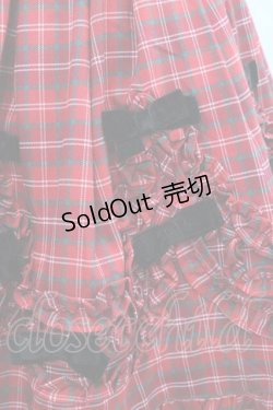画像3: Chalmiere / タータンチェックスカート  赤チェック I-25-11-27-057-LO-SK-SA-ZI