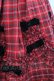 画像3: Chalmiere / タータンチェックスカート  赤チェック I-25-11-27-057-LO-SK-SA-ZI (3)