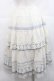 画像2: PINK HOUSE / ローズレース使いスカート  アイボリーＸブルー I-25-11-27-063-LO-SK-SA-ZI (2)