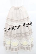 PINK HOUSE / レモンケーキパッチワークスカート  ブラウン I-25-11-27-064-LO-OP-SA-ZI