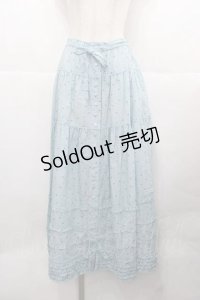 PINK HOUSE / ドット柄ミディスカート  サックス I-25-11-27-071-LO-SK-SA-ZI