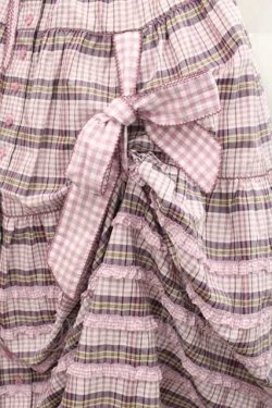 画像3: PINK HOUSE / オリジナルチェックＸギンガムチェックスカート  ピンクチェック I-25-11-27-072-LO-SK-SA-ZI