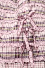 画像4: PINK HOUSE / オリジナルチェックＸギンガムチェックスカート  ピンクチェック I-25-11-27-072-LO-SK-SA-ZI (4)