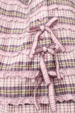 画像4: PINK HOUSE / オリジナルチェックＸギンガムチェックスカート  ピンクチェック I-25-11-27-072-LO-SK-SA-ZI