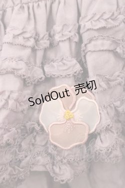 画像4: PINK HOUSE / パンジーレース使いローンスカート  ラベンダー I-25-11-27-073-LO-SK-SA-ZI